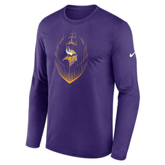 Nike Minnesota Vikings Icon Legend Performance Long Sleeve T-Shirt Purple