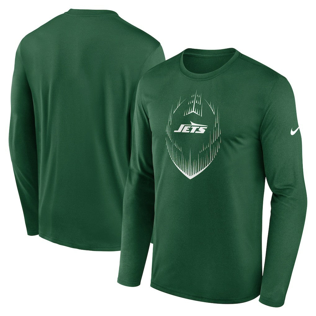 Nike New York Jets Icon Legend Performance Long Sleeve T-Shirt Green