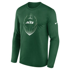 Nike New York Jets Icon Legend Performance Long Sleeve T-Shirt Green