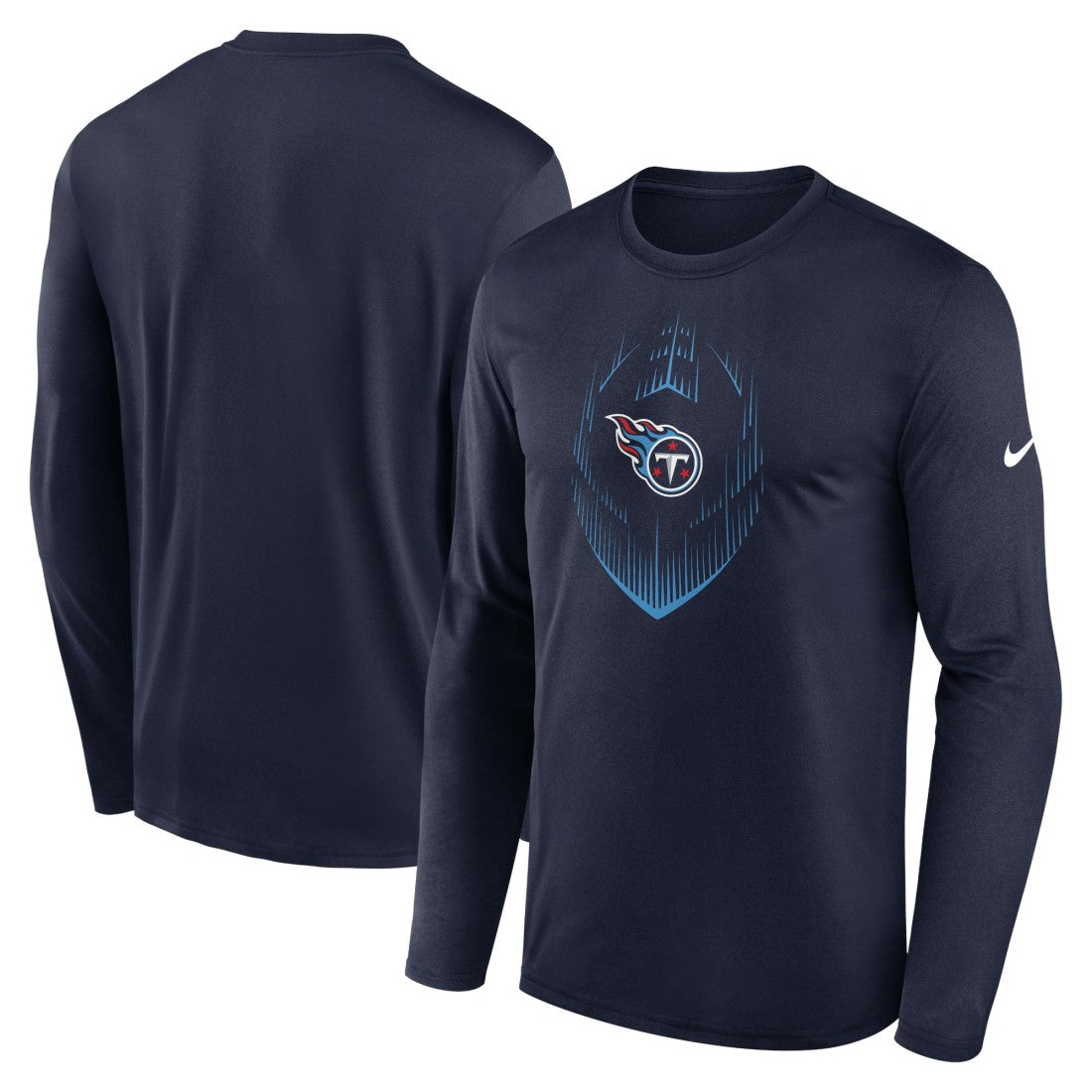 Nike Tennessee Titans Icon Legend Performance Long Sleeve T-Shirt Navy