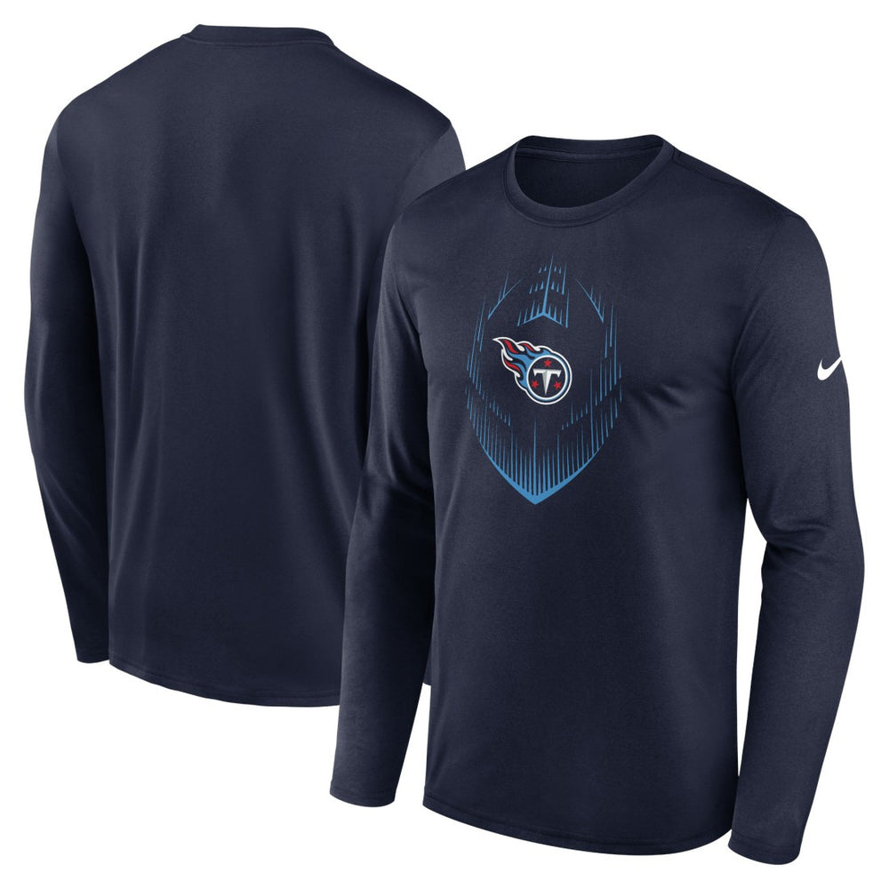 Nike Tennessee Titans Icon Legend Performance Long Sleeve T-Shirt Navy