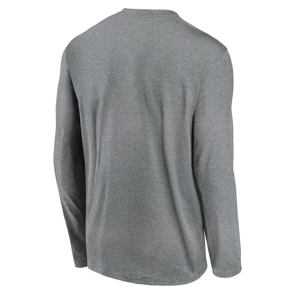 Nike Cleveland Browns Icon Legend Performance Long Sleeve T-Shirt Heather Gray