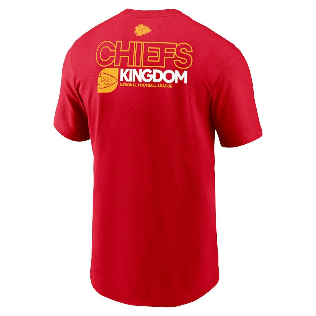 Nike Kansas City Chiefs Outline T-Shirt Red