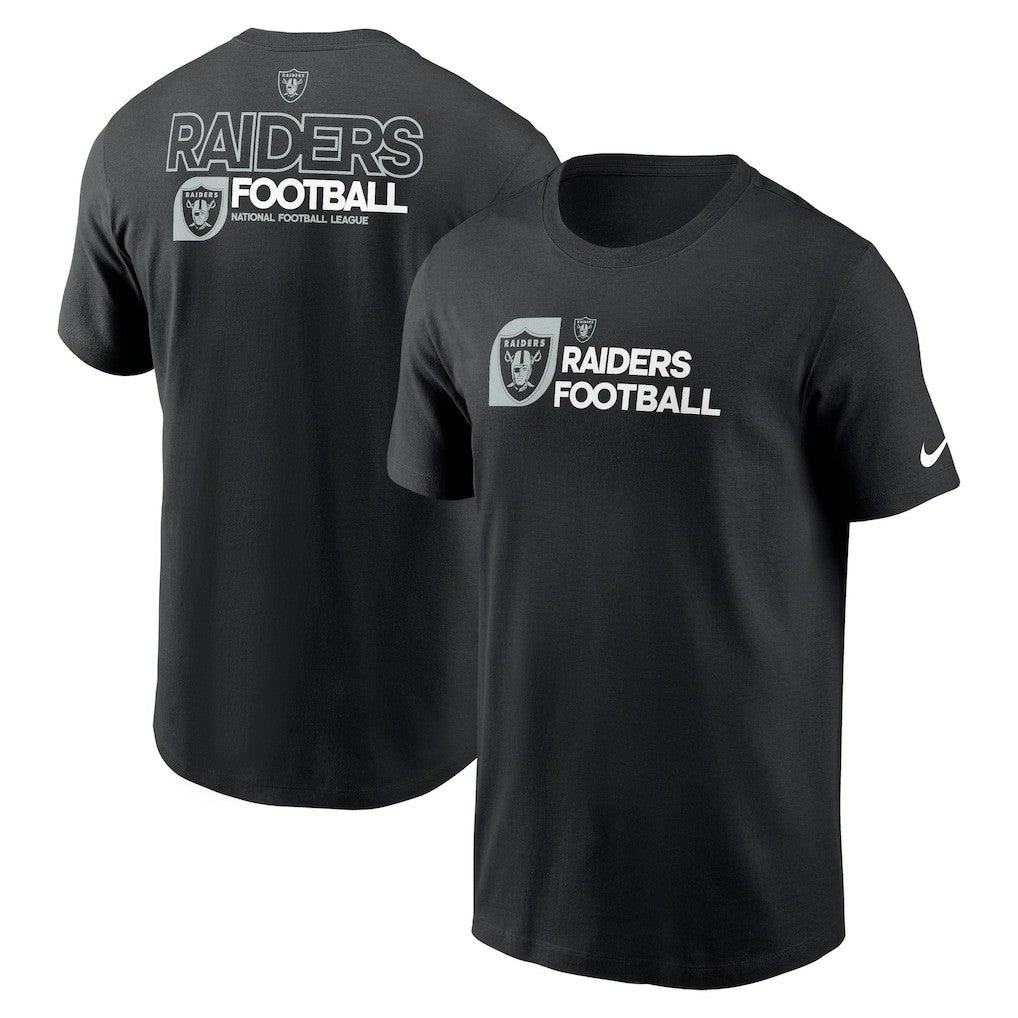 Nike Las Vegas Raiders Outline T-Shirt Black