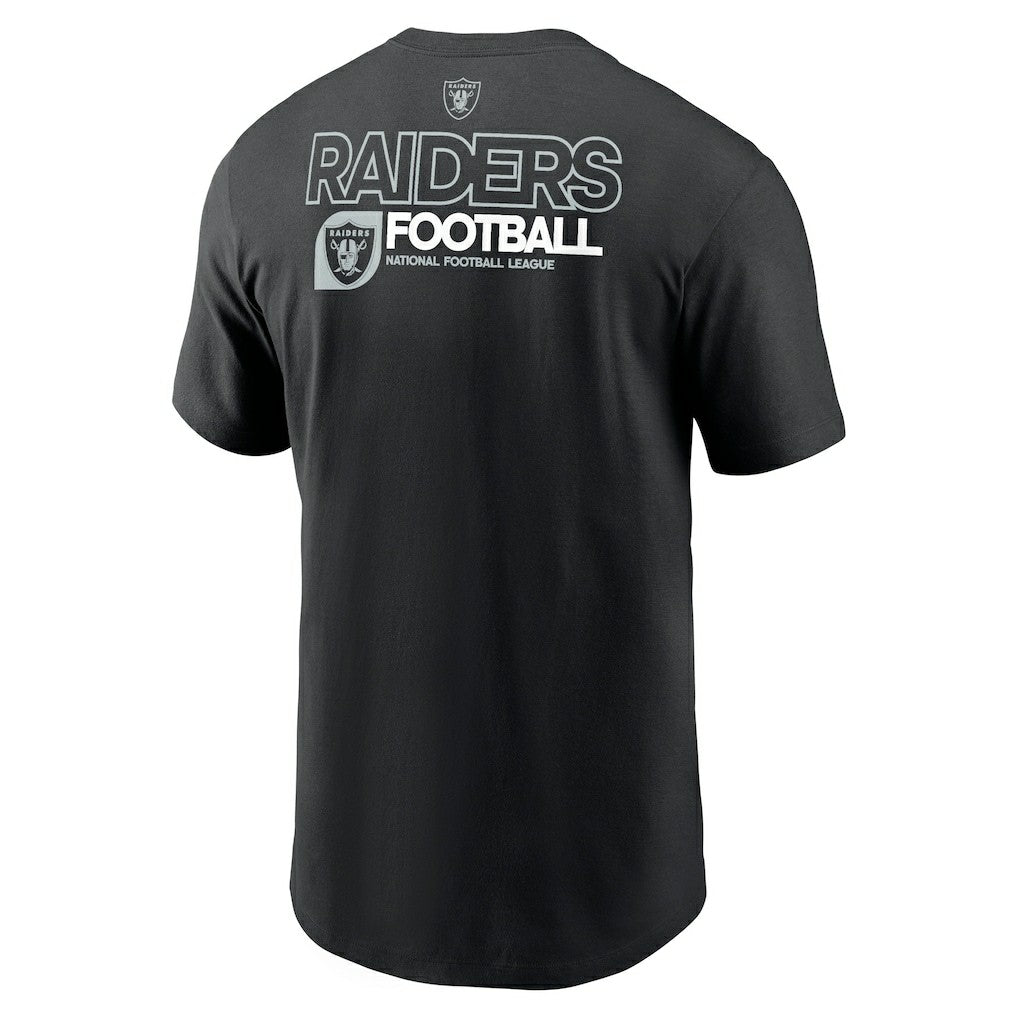 Nike Las Vegas Raiders Outline T-Shirt Black