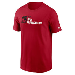 Nike San Francisco 49ers Outline T-Shirt Scarlet
