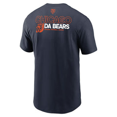 Nike Chicago Bears Outline T-Shirt Navy