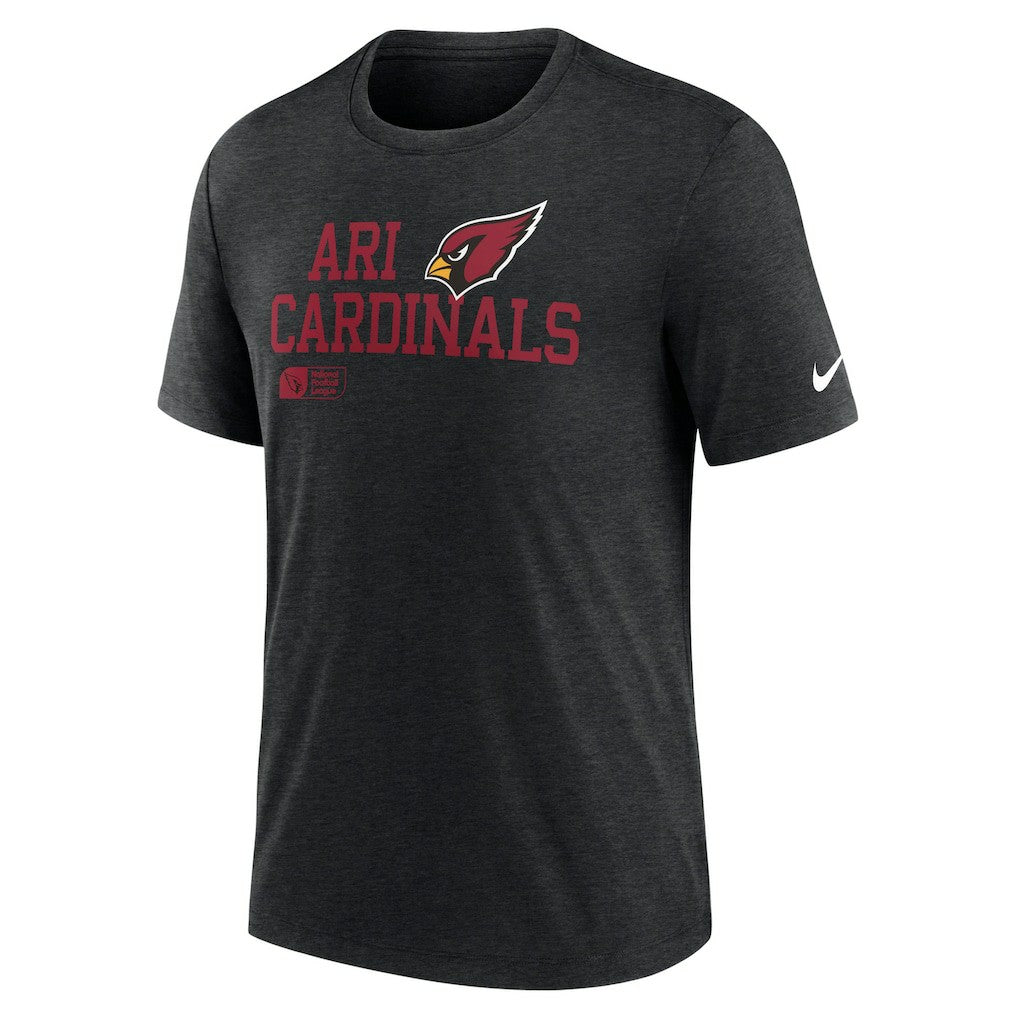 Nike Arizona Cardinals Overlap Lockup Tri-Blend T-Shirt Black