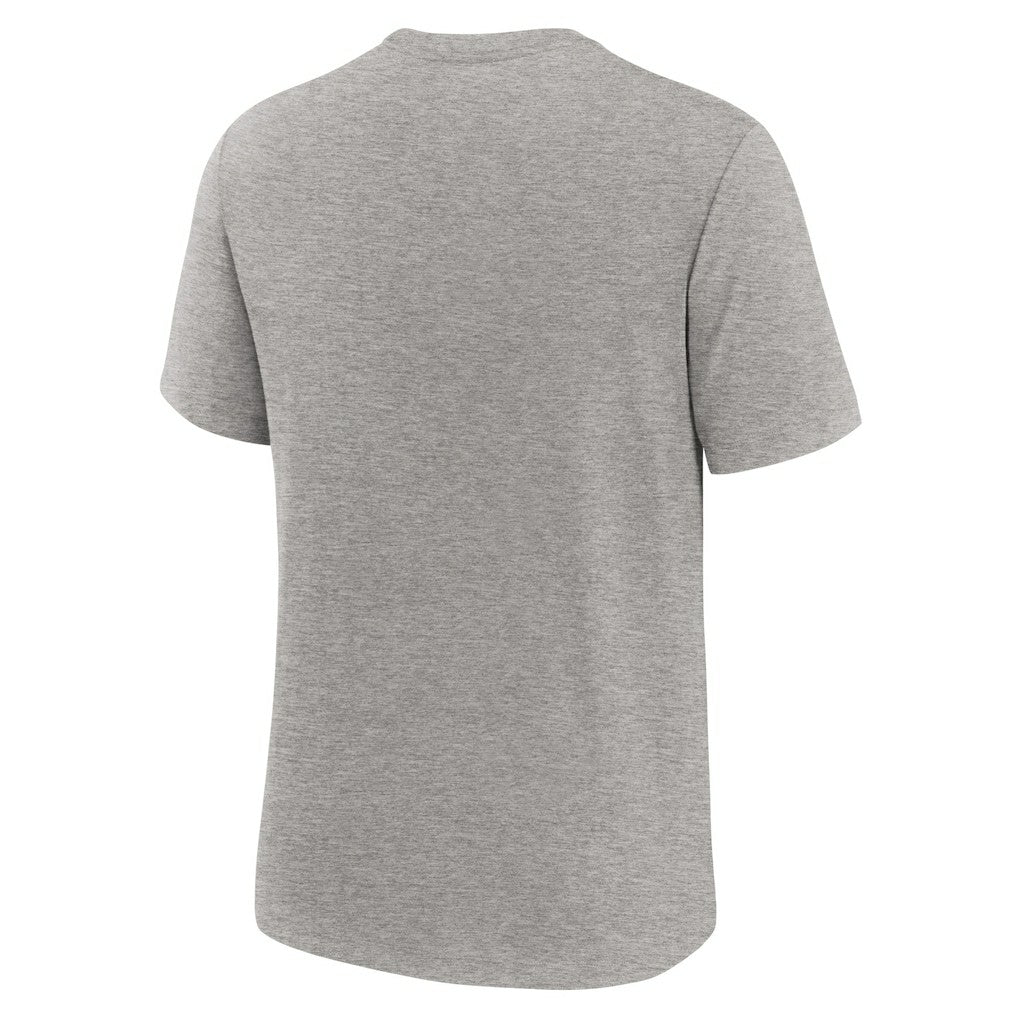 Nike Los Angeles Chargers Overlap Lockup Tri-Blend T-Shirt Heather Gray