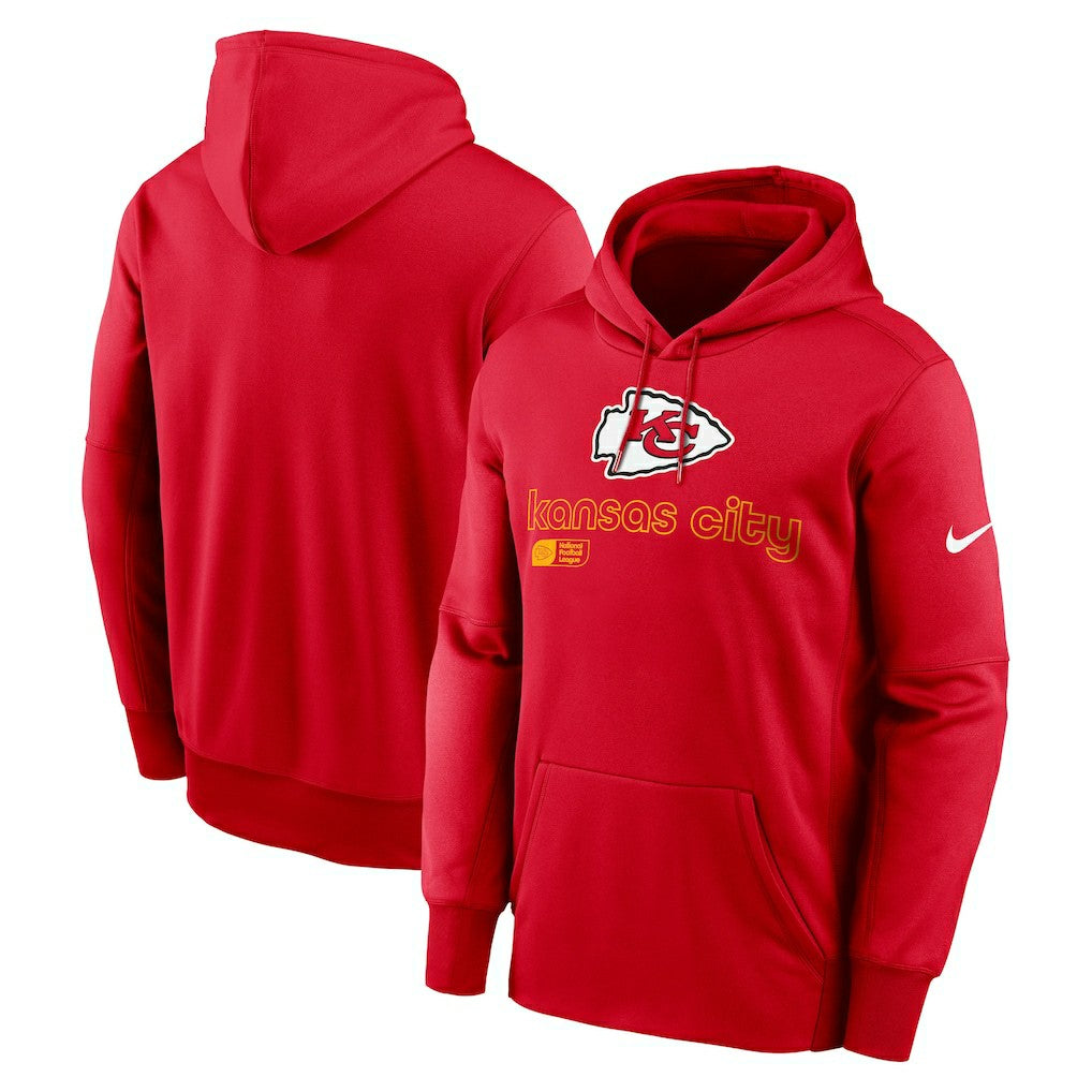 Nike Kansas City Chiefs Performance Pullover Hoodie Red