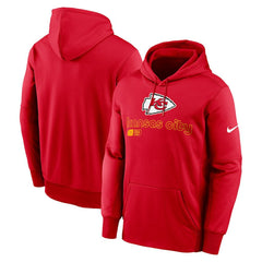 Nike Kansas City Chiefs Performance Pullover Hoodie Red