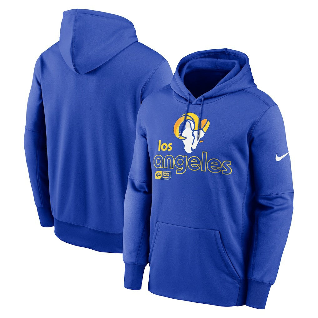 Nike Los Angeles Rams Performance Pullover Hoodie Royal