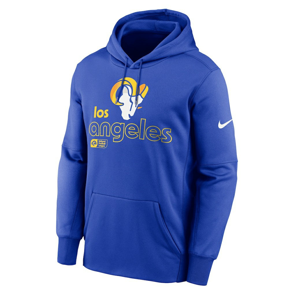 Nike Los Angeles Rams Performance Pullover Hoodie Royal