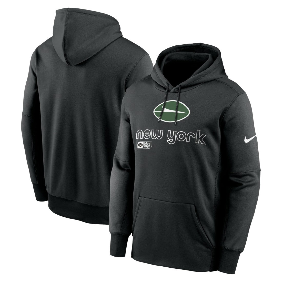 Nike New York Jets Performance Pullover Hoodie Black