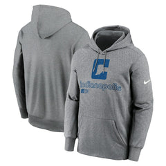 Nike Indianapolis Colts Performance Pullover Hoodie Heather Gray