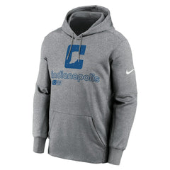 Nike Indianapolis Colts Performance Pullover Hoodie Heather Gray