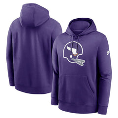 Nike Minnesota Vikings Rewind Club Logo Pullover Hoodie Purple