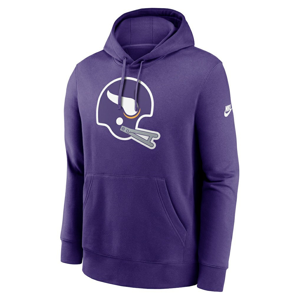 Nike Minnesota Vikings Rewind Club Logo Pullover Hoodie Purple