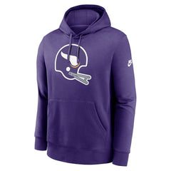 Nike Minnesota Vikings Rewind Club Logo Pullover Hoodie Purple