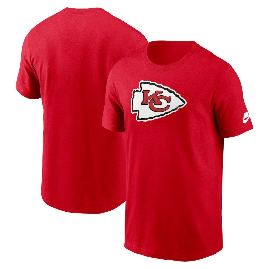 Nike Kansas City Chiefs Rewind Logo Essential T-Shirt Red