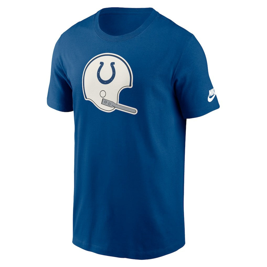Nike Indianapolis Colts Rewind Logo Essential T-Shirt Royal