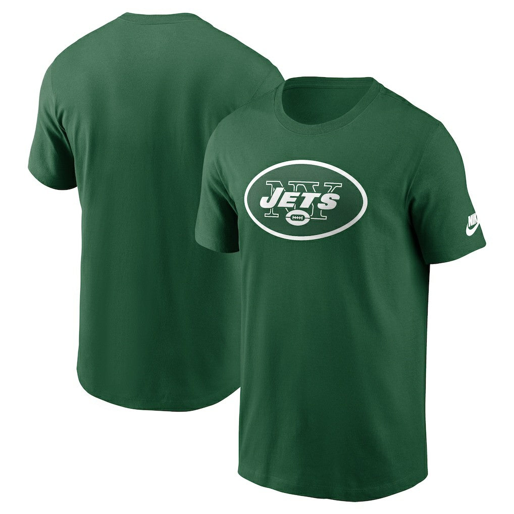 Nike New York Jets Rewind Logo Essential T-Shirt Kelly Green