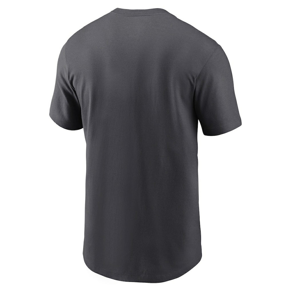 Nike New York Jets Rewind Stack Essential T-Shirt Charcoal