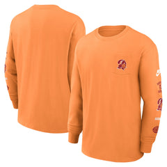 Nike Tampa Bay Buccaneers Rewind Heavy Max90 Pocket Long Sleeve T-Shirt Orange