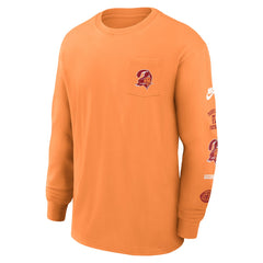 Nike Tampa Bay Buccaneers Rewind Heavy Max90 Pocket Long Sleeve T-Shirt Orange