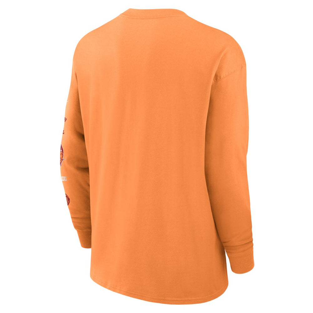 Nike Tampa Bay Buccaneers Rewind Heavy Max90 Pocket Long Sleeve T-Shirt Orange