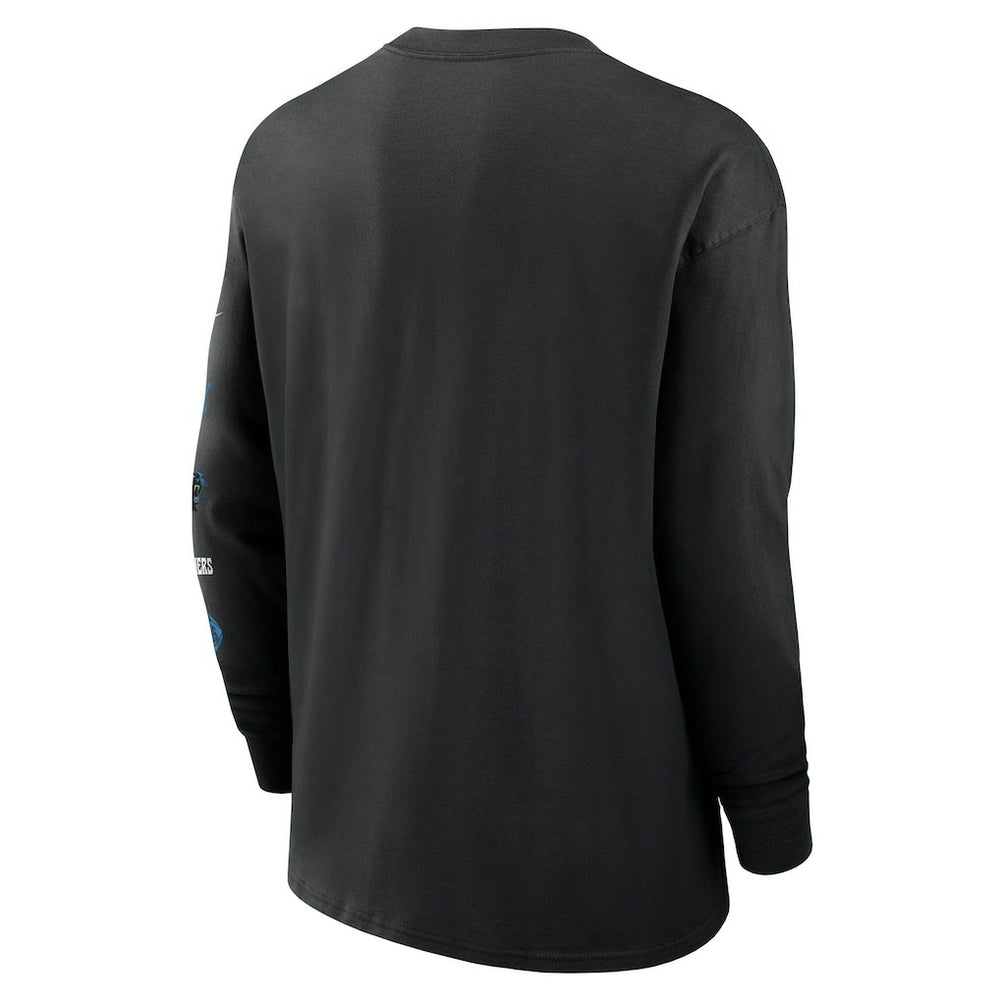 Nike Carolina Panthers Rewind Heavy Max90 Pocket Long Sleeve T-Shirt Black