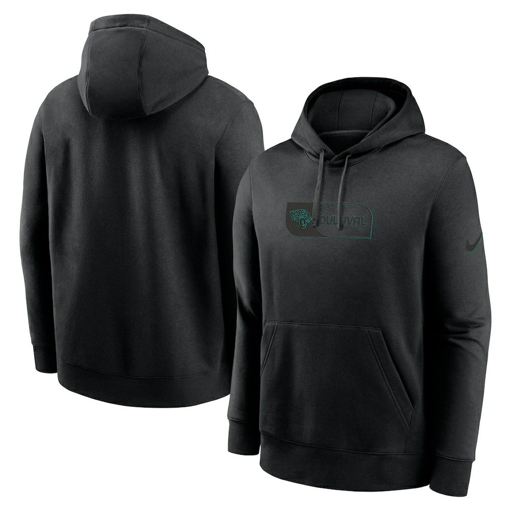 Nike Jacksonville Jaguars Edge Pack French Terry Club Pullover Hoodie Black
