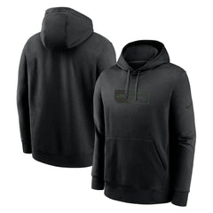 Nike New York Jets Edge Pack French Terry Club Pullover Hoodie Black