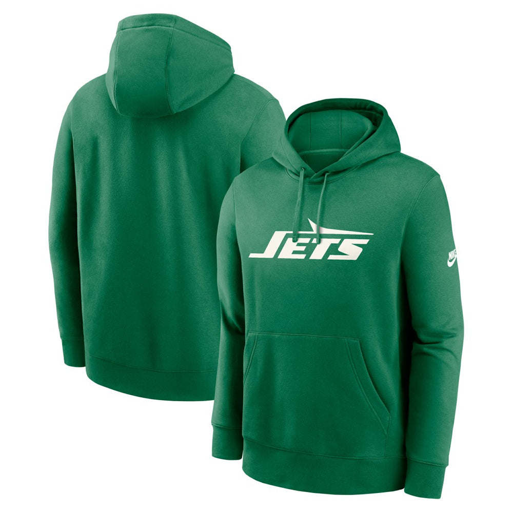 Nike New York Jets Big & Tall Club Logo Pullover Hoodie Green