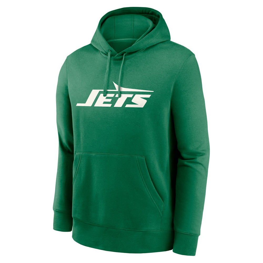 Nike New York Jets Big & Tall Club Logo Pullover Hoodie Green