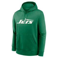 Nike New York Jets Big & Tall Club Logo Pullover Hoodie Green