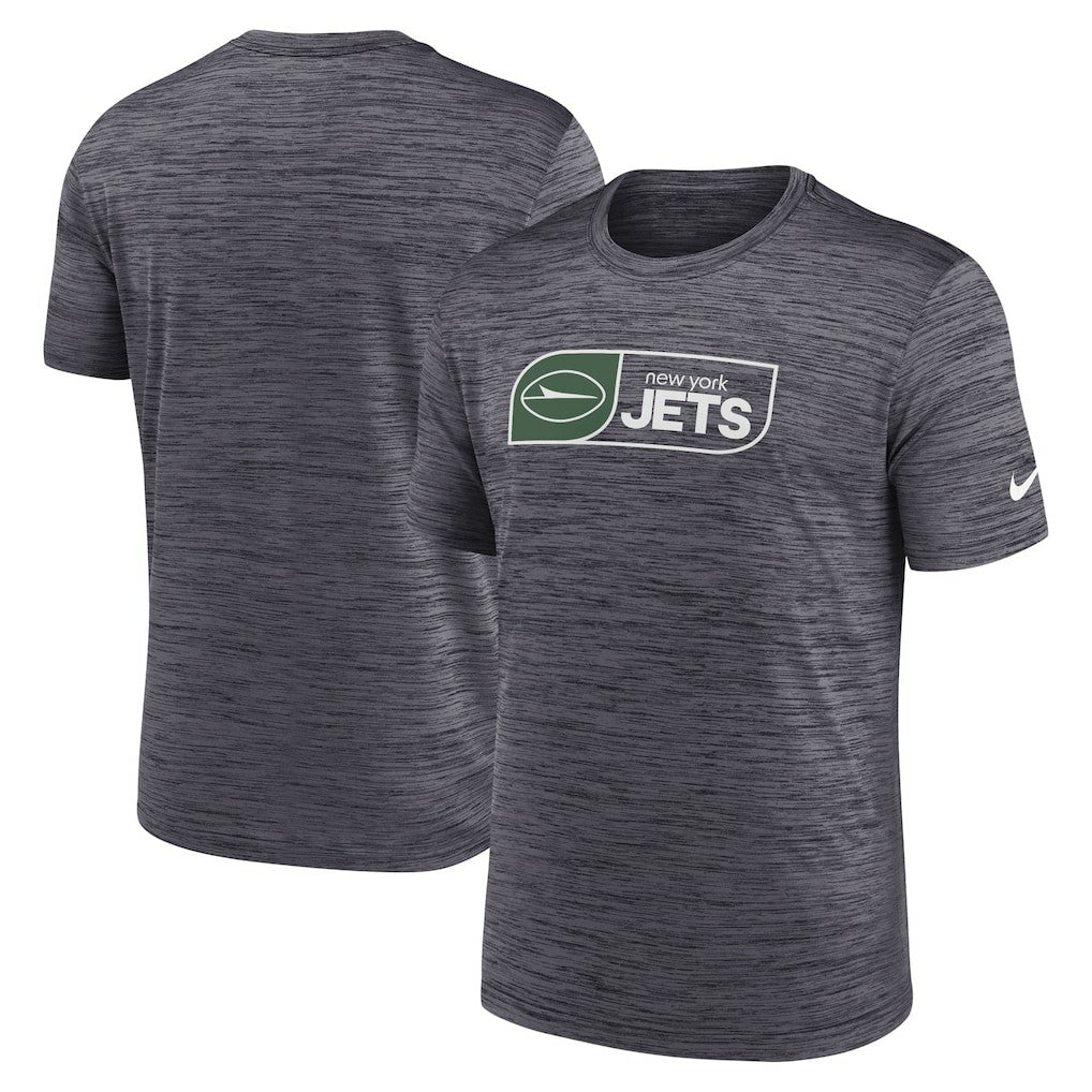 Nike New York Jets Big & Tall Velocity Performance T-Shirt Black