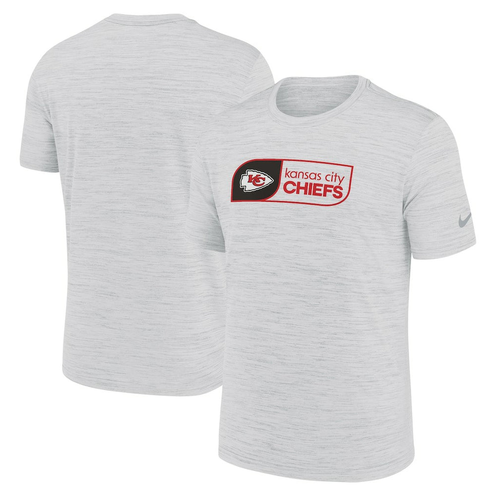 Nike Kansas City Chiefs Big & Tall Velocity Performance T-Shirt White