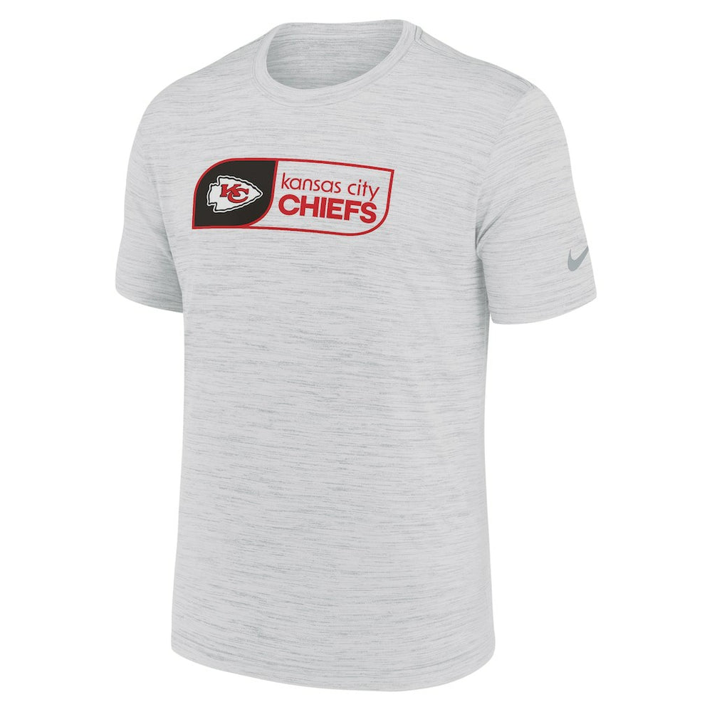 Nike Kansas City Chiefs Big & Tall Velocity Performance T-Shirt White