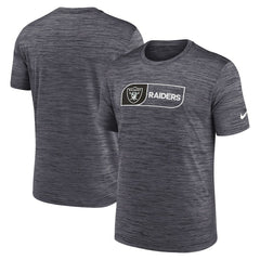 Nike Las Vegas Raiders Big & Tall Velocity Performance T-Shirt Black