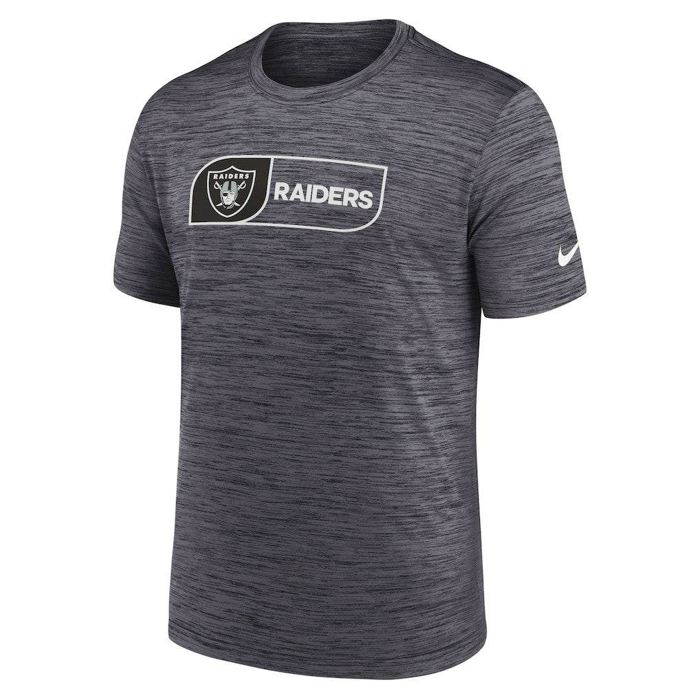 Nike Las Vegas Raiders Big & Tall Velocity Performance T-Shirt Black
