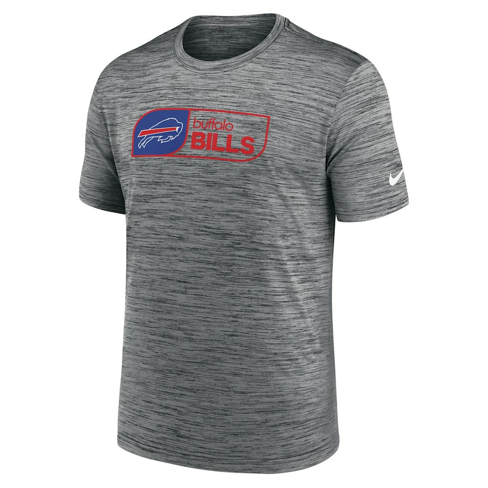 Nike Buffalo Bills Big & Tall Velocity Performance T-Shirt Charcoal