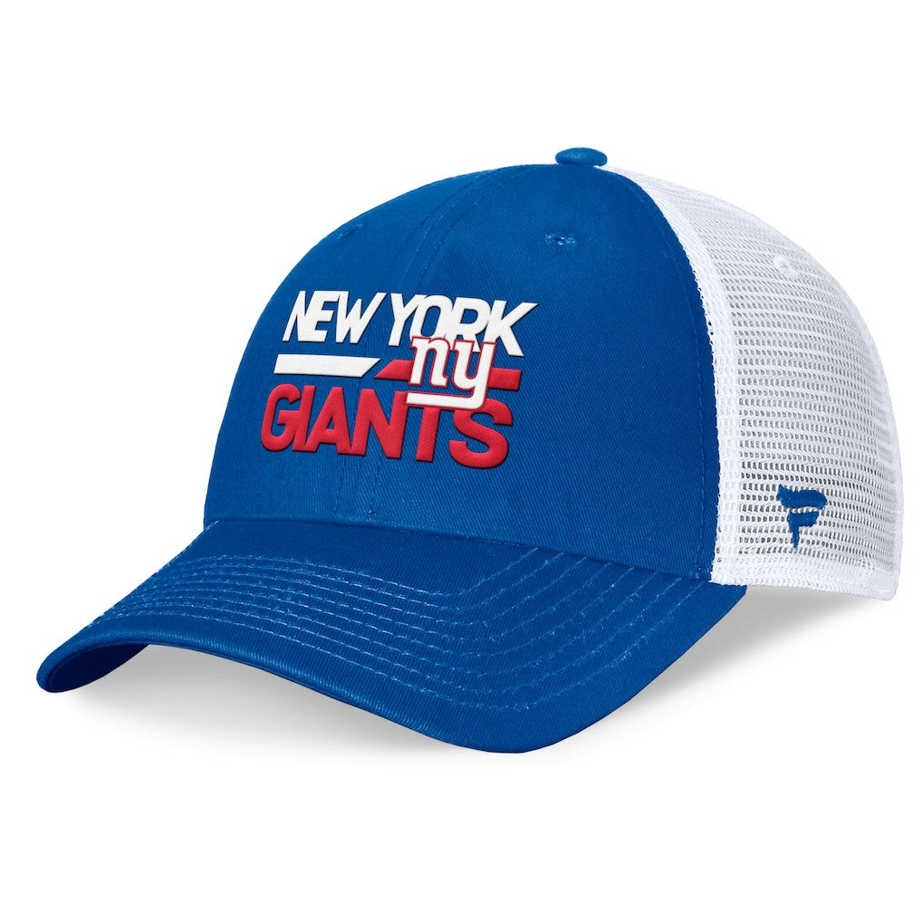 Fanatics New York Giants Upper Trucker Adjustable Hat Royal/White