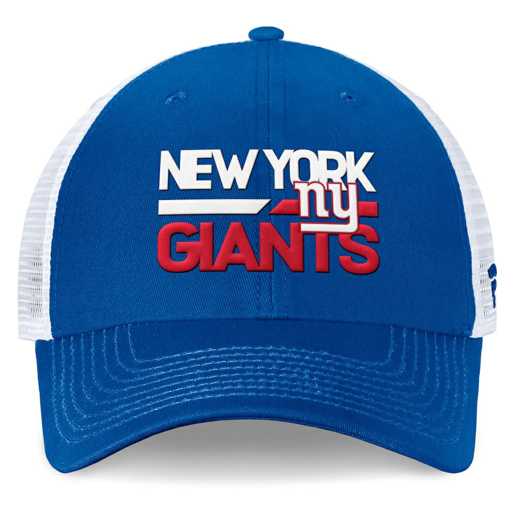 Fanatics New York Giants Upper Trucker Adjustable Hat Royal/White