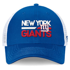 Fanatics New York Giants Upper Trucker Adjustable Hat Royal/White
