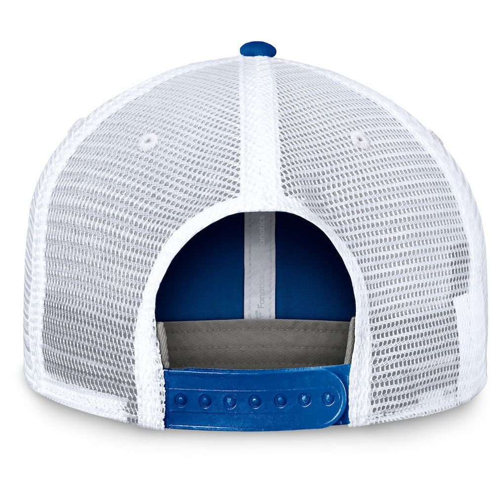 Fanatics New York Giants Upper Trucker Adjustable Hat Royal/White