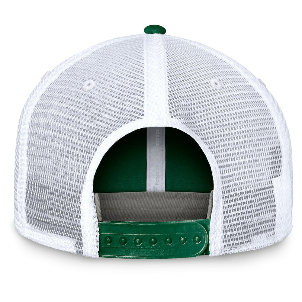 Fanatics New York Jets Upper Trucker Adjustable Hat Green/White