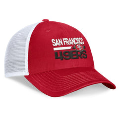 Fanatics San Francisco 49ers Upper Trucker Adjustable Hat Scarlet/White