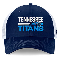 Fanatics Tennessee Titans Upper Trucker Adjustable Hat Navy/White