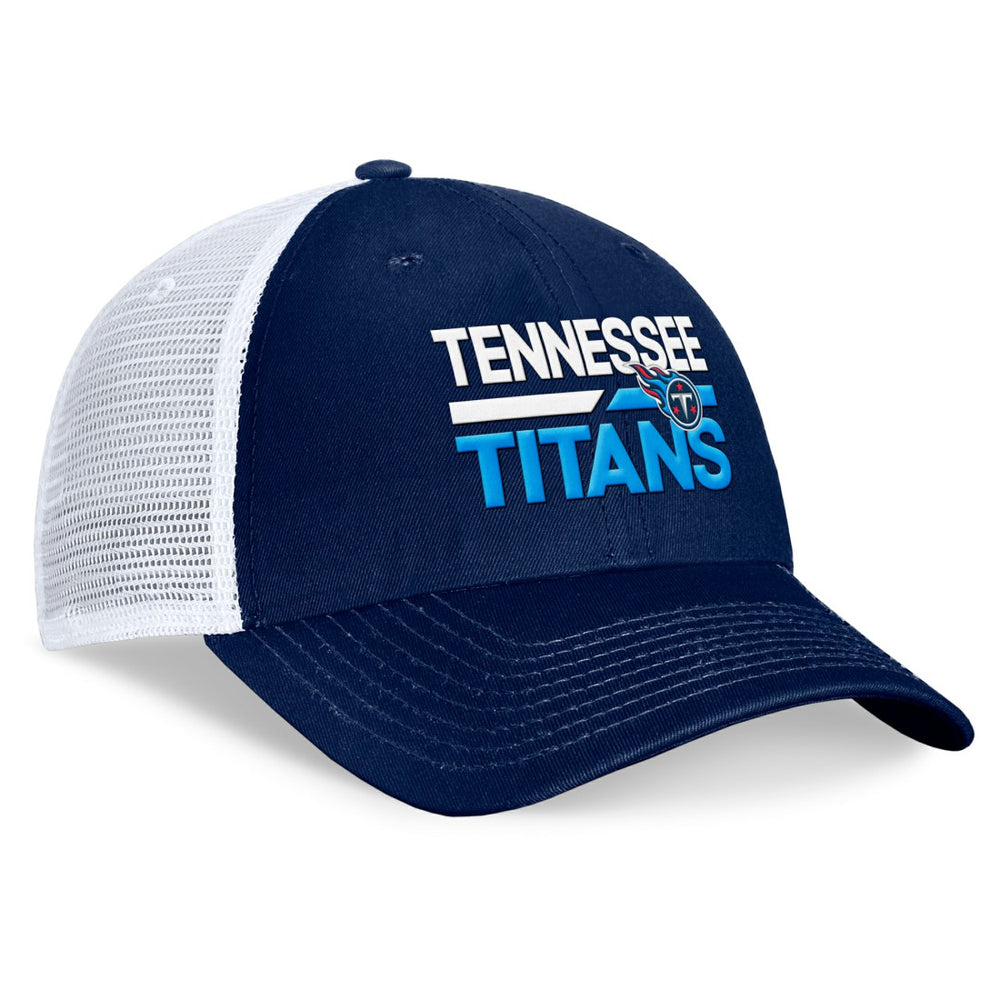 Fanatics Tennessee Titans Upper Trucker Adjustable Hat Navy/White